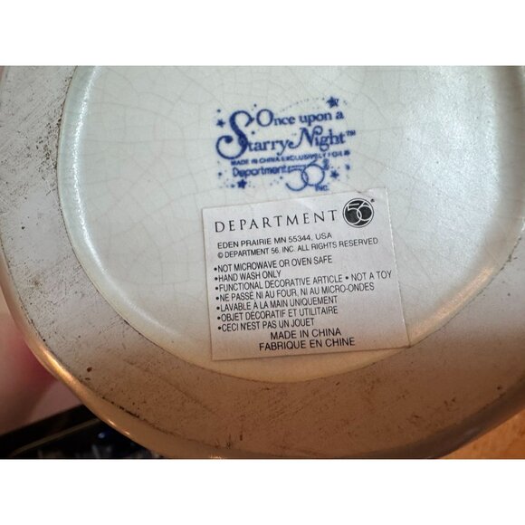 ❄️ Dept. 56 “Once Upon A Starry Night” Snowman Teapot – Winter Collectible with - Picture 4 of 10